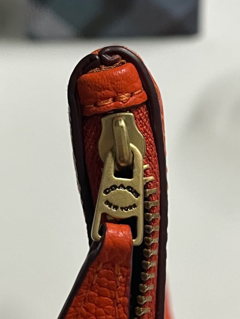 NWOT Coach leather wristlet - Picture 5 of 6